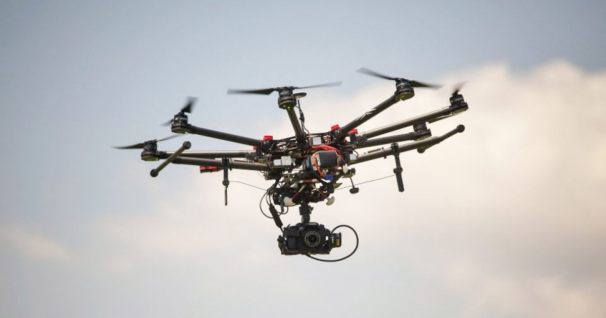 The rise of unmanned aerial vehicles (UAVs, drones) in broadcast | Frame 25